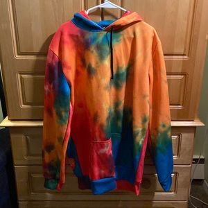 Teen Hearts Tie Dye Hoodie Men’s Size XL